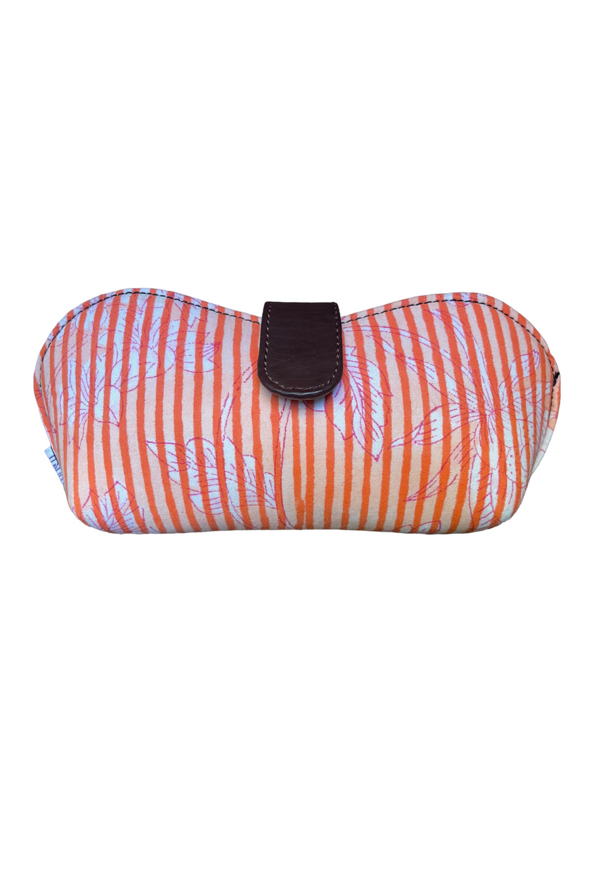 Orange Stripes Sunglass Cases