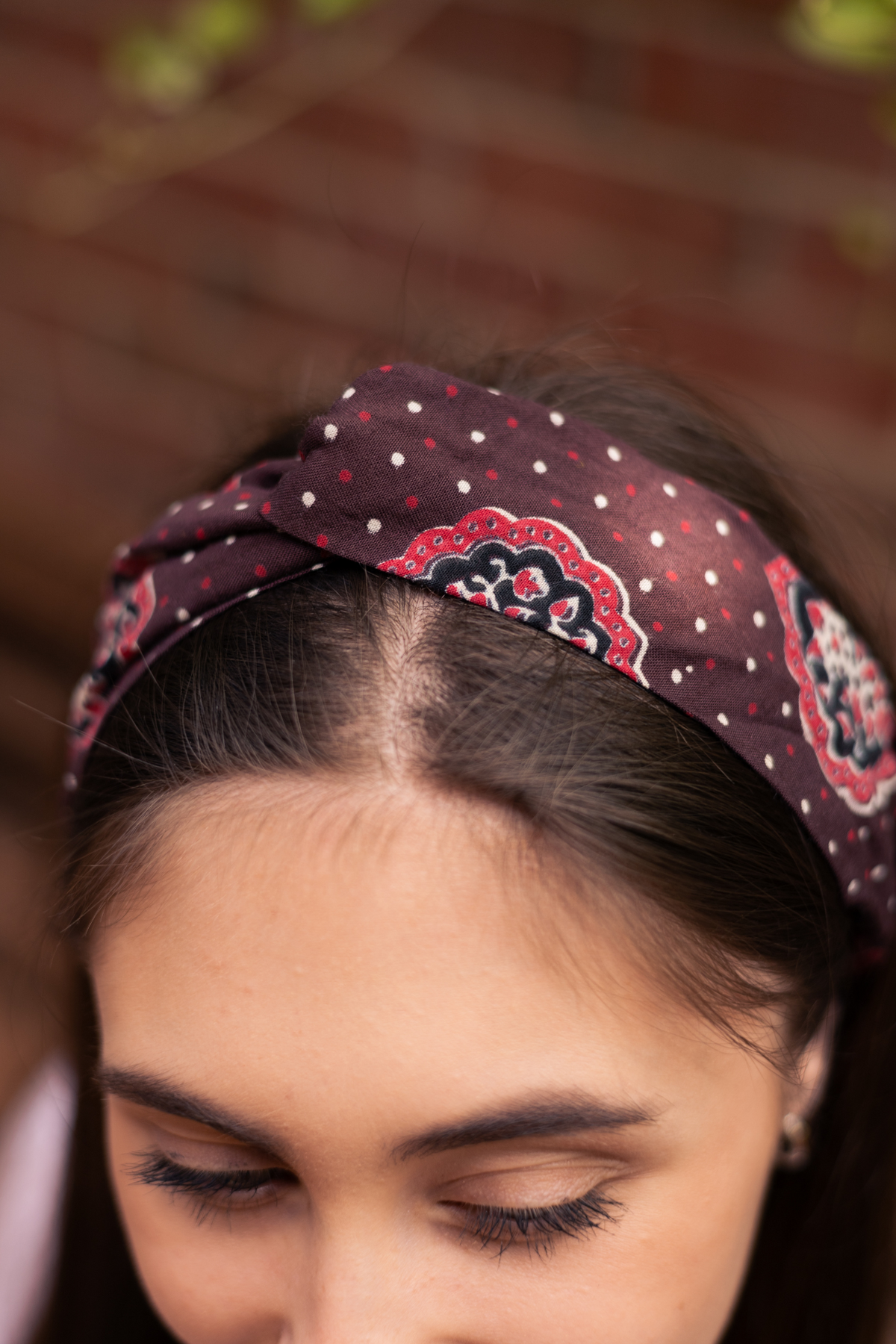 Coral Soft Knot Headband