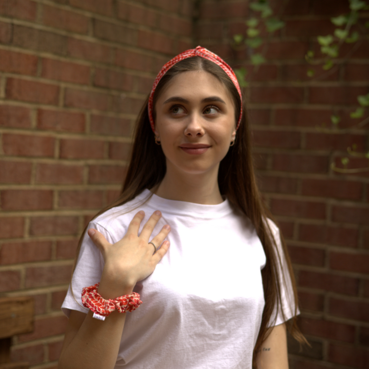 scrunchie and headband matching set combo