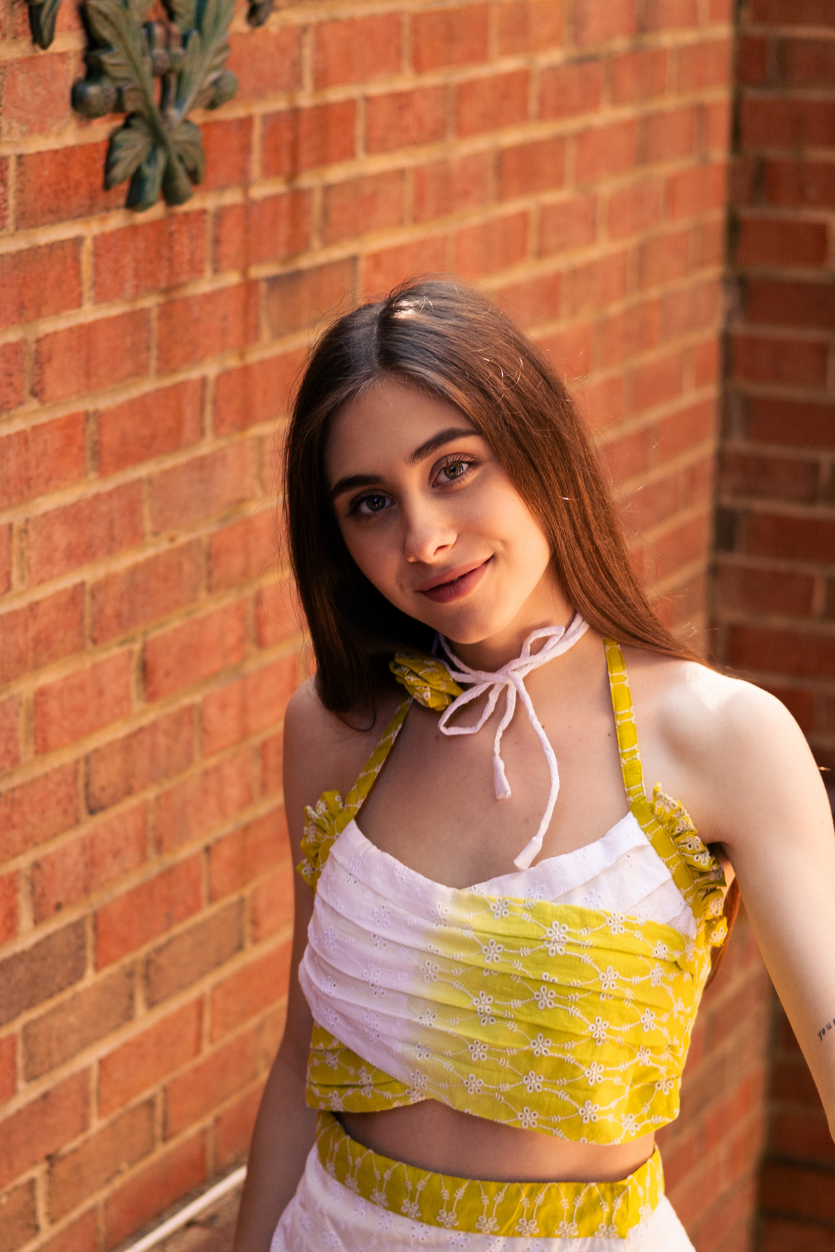 Mia Eyelet Halter Top