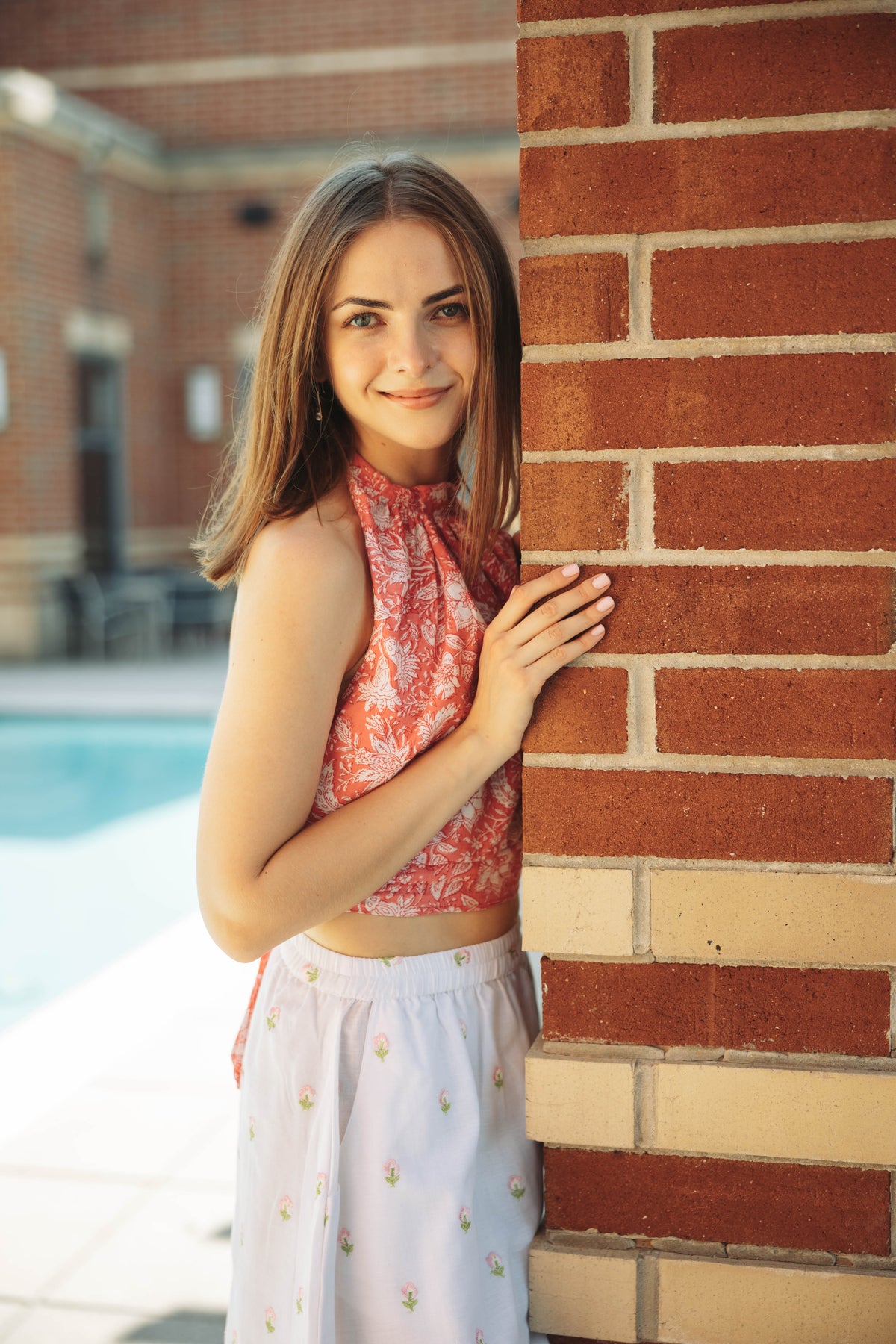 Betty Floral Halter Top