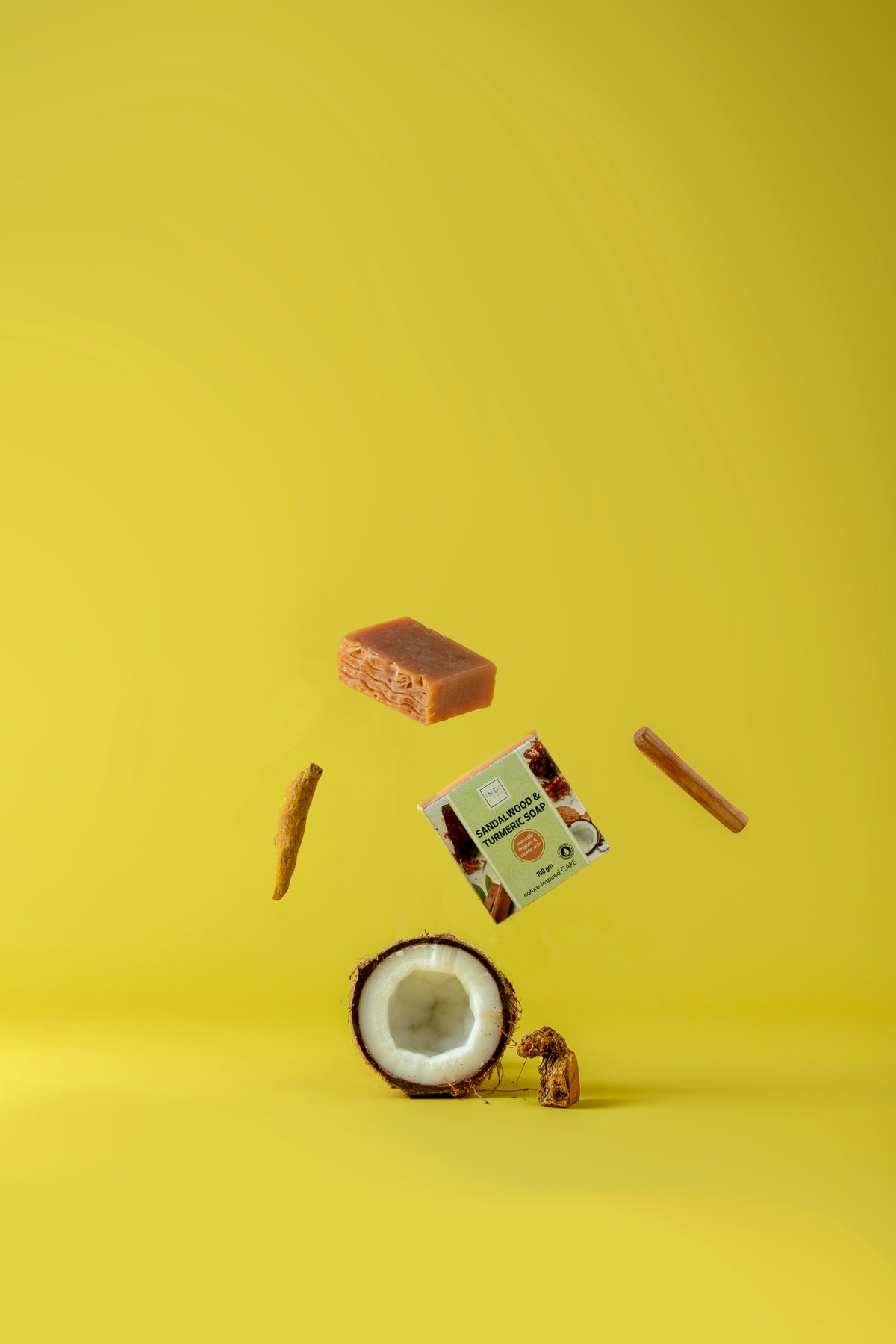sandalwood turmeric natural soap