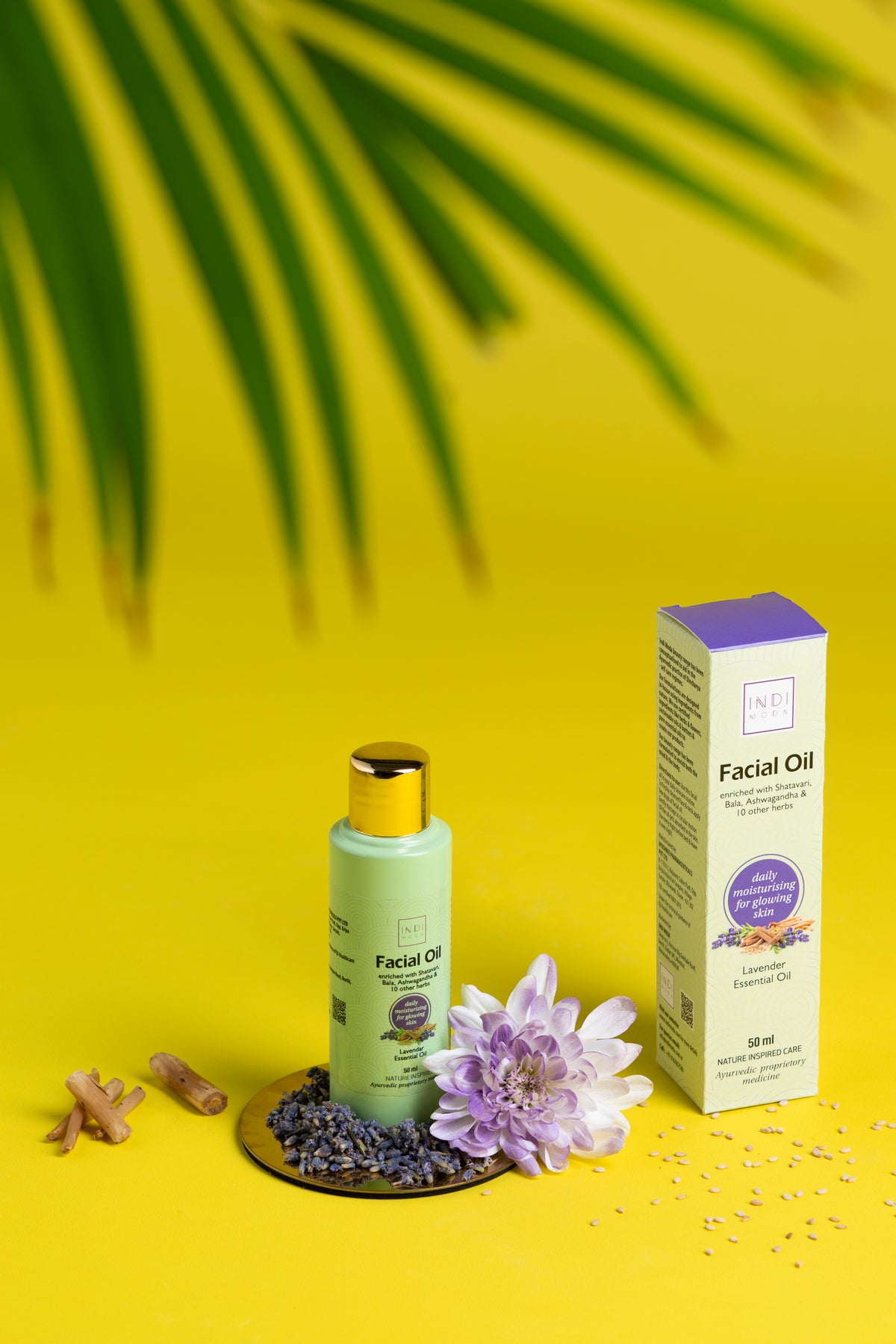 daily night routine facial oil