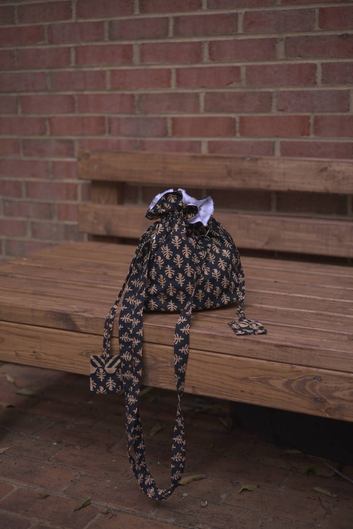 Alba Black & Brown Bucket Bag