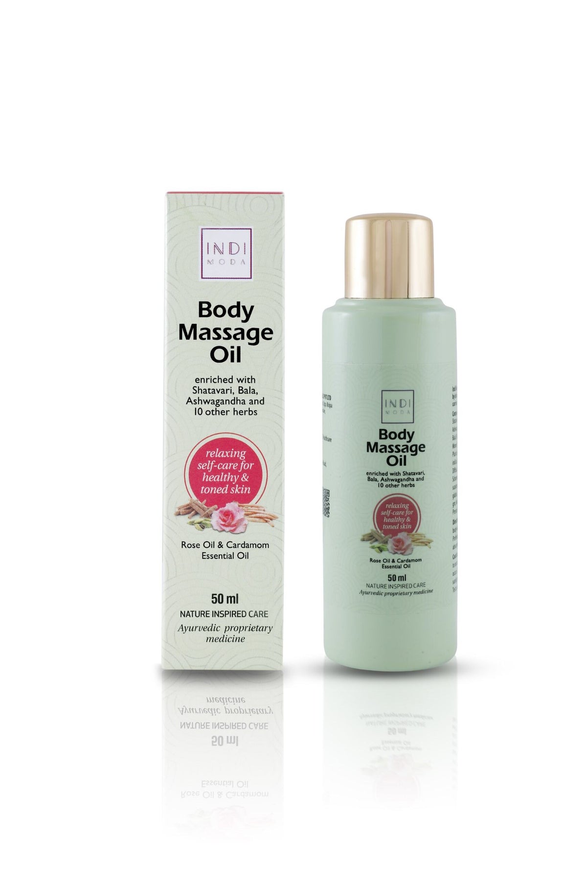 Rose & Cardamom Body Massage Oil