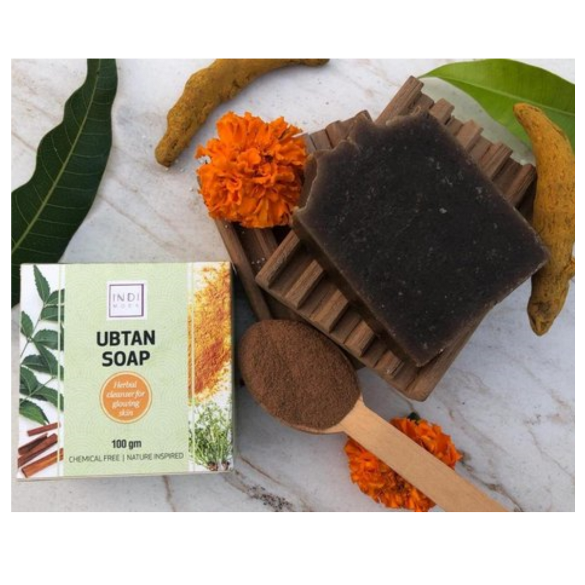 ubtan powder natural soap chemical free plant based vegan 